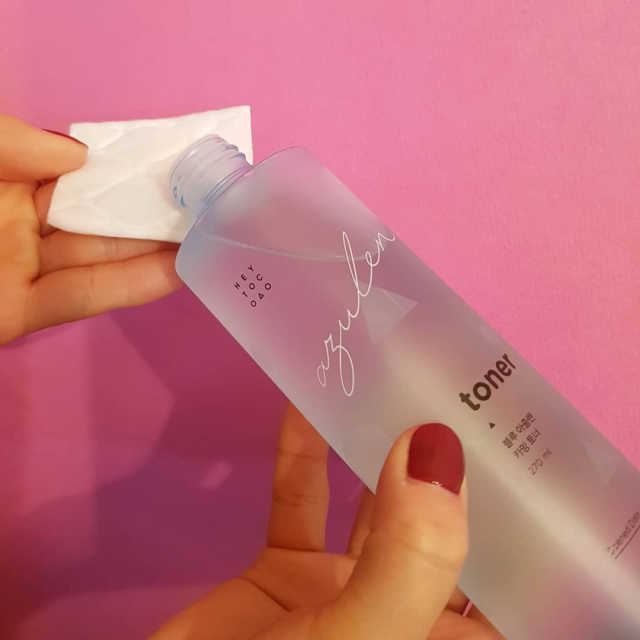 헤이톡 블루 아줄렌 카밍 토너 리뷰 사진