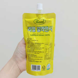 장수농가 리얼깔라만시 — 5점을 준 리뷰어가 2018년 6월 올린 사용 사진