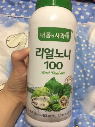 넥스트비티 내몸에사과해 리얼노니 100 — 5점을 준 리뷰어가 2018년 12월 올린 사용 사진