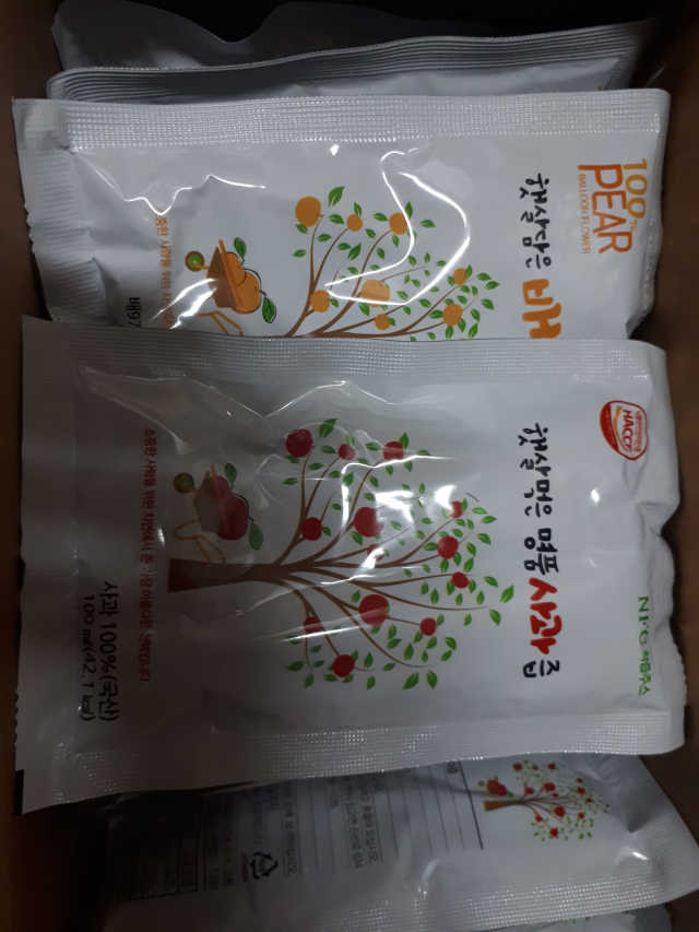 햇살담은 명품 사과즙10포 배도라지즙 10포 리뷰 사진
