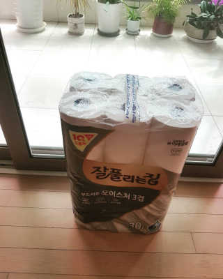 잘풀리는집 부드러운 모이스처 3겹 화장지 30롤 — 5점을 준 리뷰어가 2019년 9월 올린 사용 사진