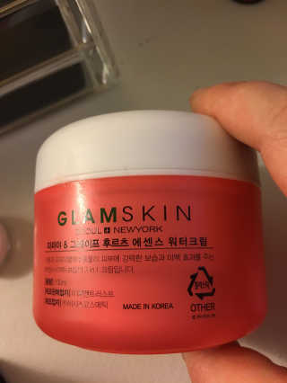 그랑셀 GLAMSKIN Water Essence Cream — 5점을 준 리뷰어가 2017년 12월 올린 사용 사진