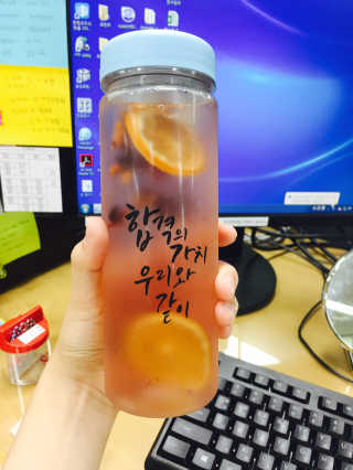 ㅎㅎ마이워터 ㅎㅎ 마이워터 과일워터팩+전용보틀_레몬오렌지 — 5점을 준 리뷰어가 2017년 9월 올린 사용 사진
