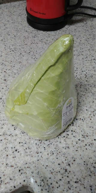 [프레베] 꼬깔양배추 3통 1.8kg 이상 — 5점을 준 리뷰어가 2018년 12월 올린 사용 사진