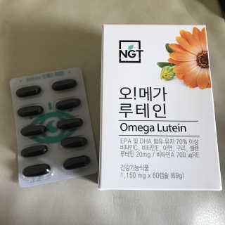 네츄럴굿띵스 오!메가루테인 60일분 — 5점을 준 리뷰어가 2018년 8월 올린 사용 사진