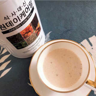 (주)이스터비엔에프 식사대용선식 원데이케어밀 1KG 대용량 — 5점을 준 리뷰어가 2019년 2월 올린 사용 사진