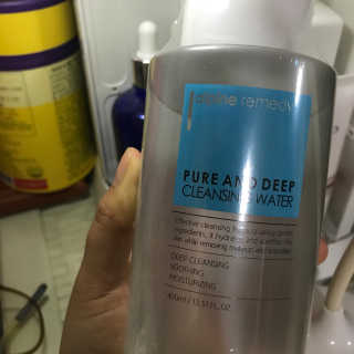 ELRASTORY 알파인레머디 퓨어 앤 딥 클렌징 워터 400ml — 5점을 준 리뷰어가 2018년 5월 올린 사용 사진