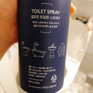 셀로몬 토일렛 스프레이 500ml — 1.67점을 준 리뷰어가 2018년 5월 올린 사용 사진