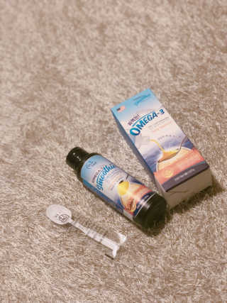 오메가-3스무디 [오메가스무디] 짜먹는 오메가3 DHA 임산부 어린이 — 2.5점을 준 리뷰어가 2019년 4월 올린 사용 사진