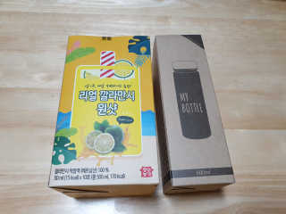 장수농가 리얼깔라만시 원샷 50ml 10팩+보틀 — 5점을 준 리뷰어가 2019년 5월 올린 사용 사진