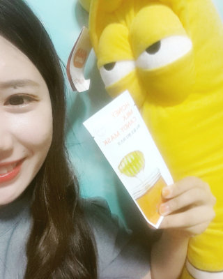 캔디오레이디 허니밀크 캔디마스크 — 3.5점을 준 리뷰어가 2016년 7월 올린 사용 사진