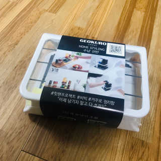 올버튼 낭비되는 돈을 지켜주는 거꾸로 스마트 수납선반 — 5점을 준 리뷰어가 2019년 6월 올린 사용 사진