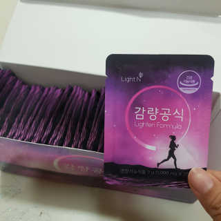 [감량공식] 다이어트 건강기능식품 — 3점을 준 리뷰어가 2019년 12월 올린 사용 사진