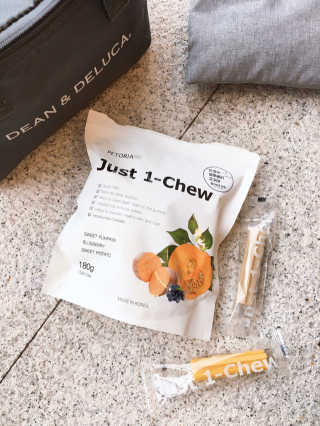 [펫토리아] 한입뚝딱 혼합 덴탈츄 Just 1-Chew — 5점을 준 리뷰어가 2020년 2월 올린 사용 사진