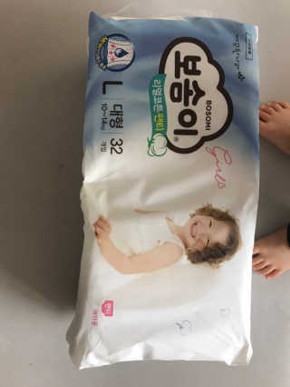 보솜이 리얼코튼 팬티형 — 4점을 준 리뷰어가 2019년 3월 올린 사용 사진