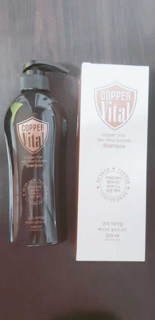 코퍼바이탈 헤어루트 솔루션 샴푸 500ml — 5점을 준 리뷰어가 2018년 9월 올린 사용 사진