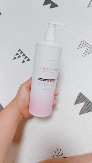 아쿠아큐링 아쿠아S링 퓨어리프레싱 헤어케어 500ml — 5점을 준 리뷰어가 2018년 7월 올린 사용 사진