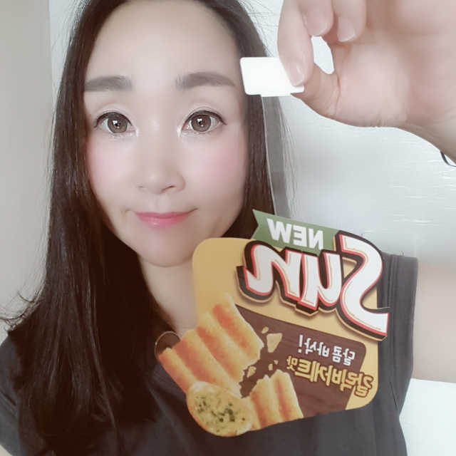 썬 갈릭바게트맛 리뷰 사진