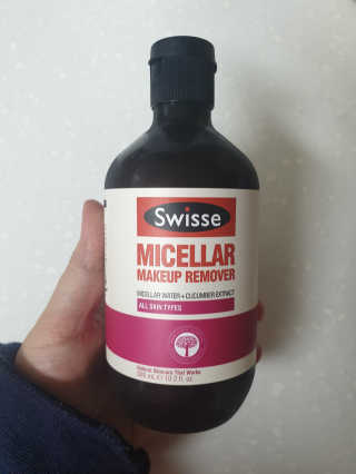 SWISSE 스위스 미셀라 메이크업 리무버 — 5점을 준 리뷰어가 2019년 11월 올린 사용 사진