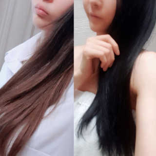 (주)에네스티 미스랩 더블 클리닉 헤어 컬러 크림 — 5점을 준 리뷰어가 2019년 9월 올린 사용 사진