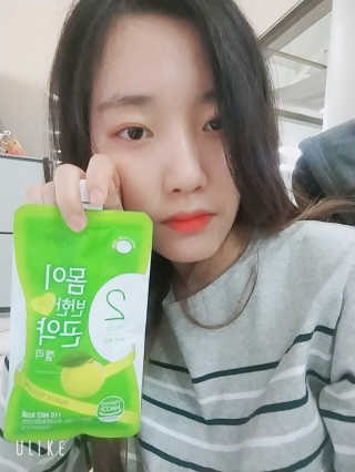 몸반곤 몸이반한 이중 곤약젤리 저칼로리4종_총8파우치 — 5점을 준 리뷰어가 2019년 3월 올린 사용 사진