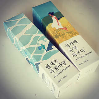 르플랑 제주 패브릭 퍼퓸 60ml 8종 — 4.5점을 준 리뷰어가 2018년 9월 올린 사용 사진