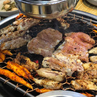 [닭수리5형제숯불닭갈비] 닭갈비 2인분+더덕구이 set — 4점을 준 리뷰어가 2019년 1월 올린 사용 사진