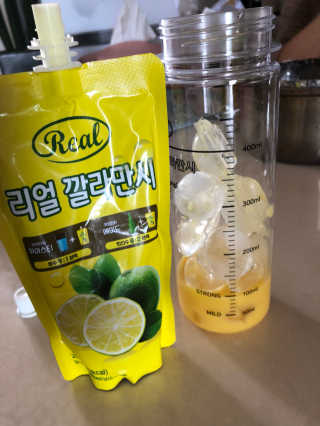 장수농가 리얼깔라만시 — 5점을 준 리뷰어가 2018년 6월 올린 사용 사진