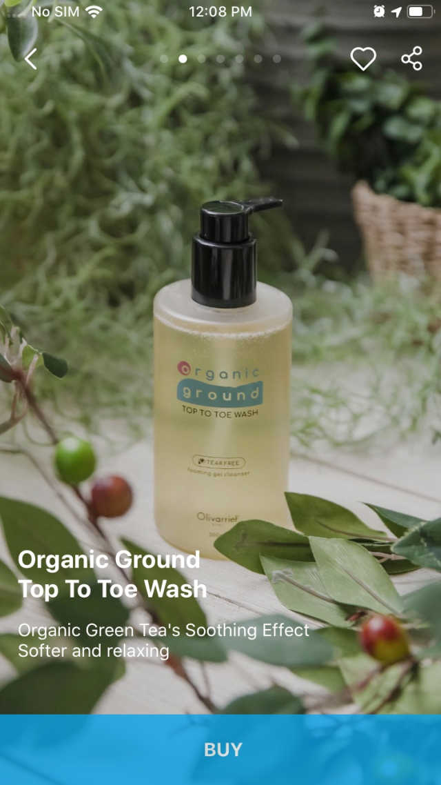 오가닉 그라운드 탑 투 토 워시 300ml 10 온스 리뷰 사진