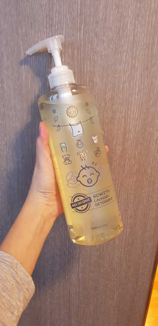 고위드 올인원 천연 세탁세제 — 5점을 준 리뷰어가 2018년 12월 올린 사용 사진
