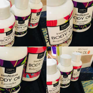 이네스네이쳐 천연 바디오일 미니 3종세트 50ml — 5점을 준 리뷰어가 2018년 6월 올린 사용 사진