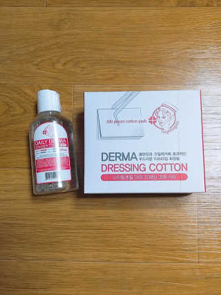 나이팅게일 광채토너130ml+더마 드레싱 코튼 100 SET — 4.33점을 준 리뷰어가 2018년 5월 올린 사용 사진