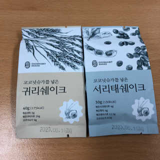 착한습관 귀리쉐이크와 서리태쉐이크 — 4.33점을 준 리뷰어가 2018년 8월 올린 사용 사진