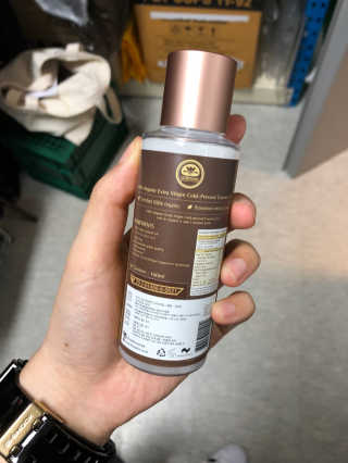 카오코탈라이푸 카오코 오가닉 버진 코코넛오일 100ml／바르는오일 — 4.33점을 준 리뷰어가 2018년 4월 올린 사용 사진