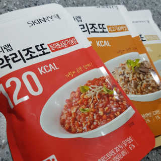 스키니랩 곤약리조또 3종 — 3점을 준 리뷰어가 2019년 3월 올린 사용 사진