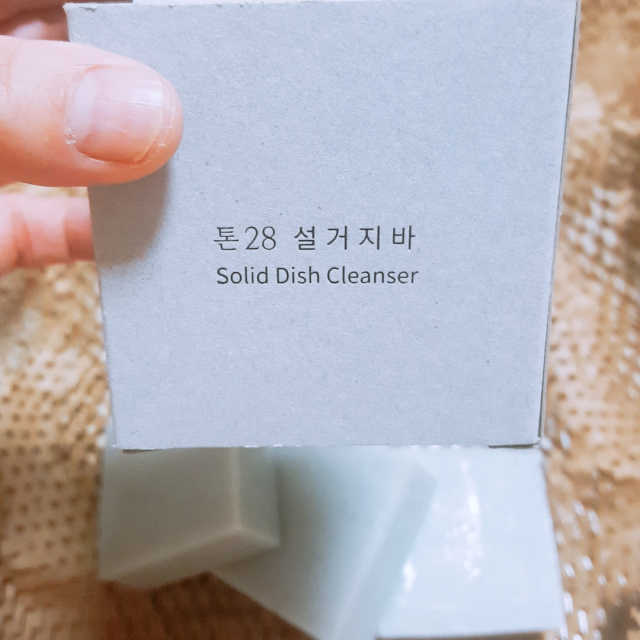 톤28 고체형 주방세제 2종 3개세트 리뷰 사진