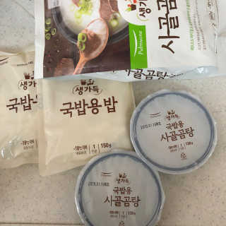 [풀무원] 사골곰탕국밥 황태해장국밥 — 5점을 준 리뷰어가 2018년 6월 올린 사용 사진