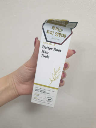 달리프 클로렐라 베러 루트 헤어토닉 100ml — 5점을 준 리뷰어가 2020년 1월 올린 사용 사진