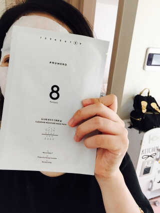 누메로 8 클리어링 모이스처 마스크팩 — 4점을 준 리뷰어가 2016년 12월 올린 사용 사진