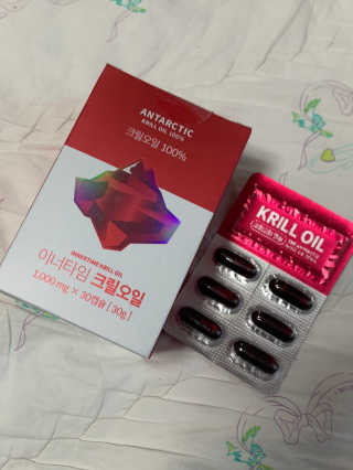 이너블릭 이너타임 크릴오일 — 5점을 준 리뷰어가 2019년 12월 올린 사용 사진