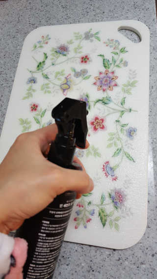 PEACE MOMENT 피스모먼트 인세컨즈포키친 320mL 천연살균소독제 — 5점을 준 리뷰어가 2018년 11월 올린 사용 사진