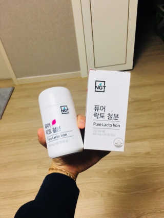 네츄럴굿띵스 퓨어 락토 철분 60일분 — 4.67점을 준 리뷰어가 2018년 2월 올린 사용 사진