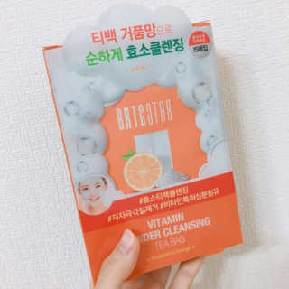 비알티씨 V10 파우더 클렌징 티백 2종 — 5점을 준 리뷰어가 2019년 2월 올린 사용 사진