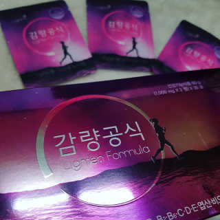 [감량공식] 다이어트 건강기능식품 — 5점을 준 리뷰어가 2019년 12월 올린 사용 사진