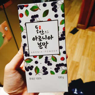 동안으로 아로니아 동안으로 무농약 아로니아 분말 — 4.67점을 준 리뷰어가 2018년 1월 올린 사용 사진