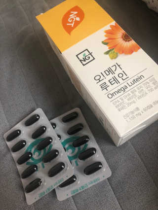 네츄럴굿띵스 오!메가루테인 60일분 — 5점을 준 리뷰어가 2018년 7월 올린 사용 사진