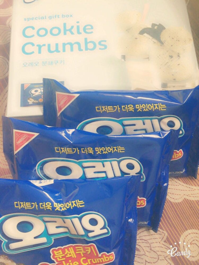 오레오 분쇄쿠키 리뷰 사진