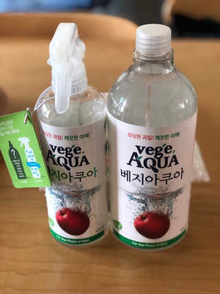 베지아쿠아 475ml + 리필 1000ml 1Set — 2점을 준 리뷰어가 2019년 7월 올린 사용 사진