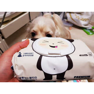 달곰이 물티슈 — 5점을 준 리뷰어가 2019년 3월 올린 사용 사진