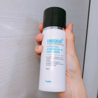 UNISKIN 펩톤 셀 옥시버블클리어 딥 클렌져 — 5점을 준 리뷰어가 2018년 10월 올린 사용 사진